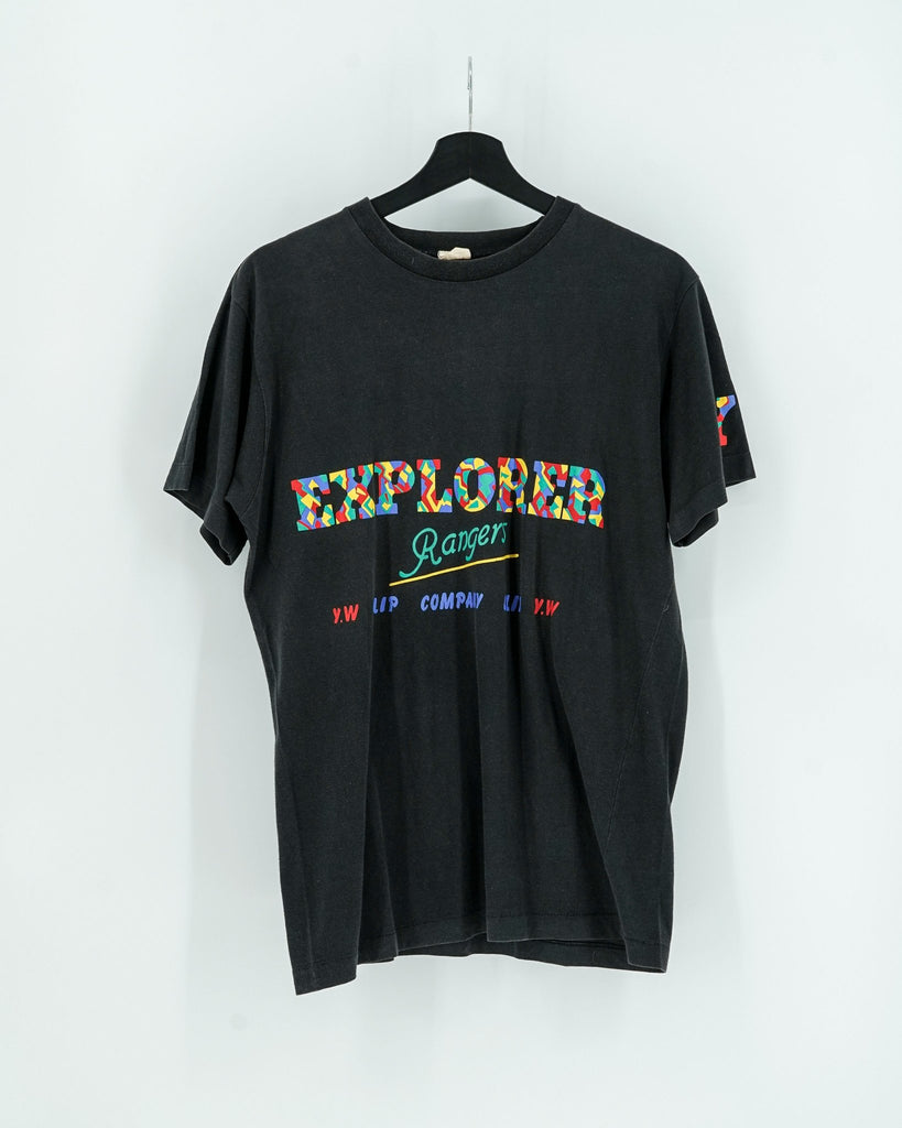 T-Shirt Vintage "Explorer" Noir - Taille L - LaFrip'aMax - L