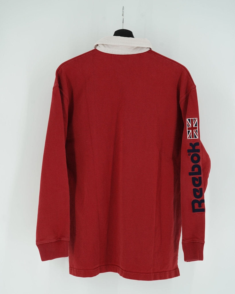 Polo Manche Longue Reebok Rouge - Taille M - LaFrip'aMax - M
