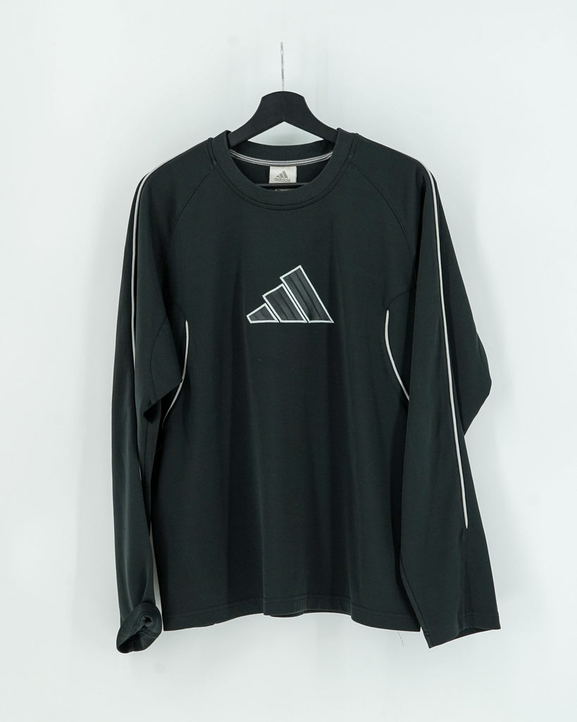 Sweatshirt Adidas Vintage Noir - Taille L - LaFrip'aMax - L