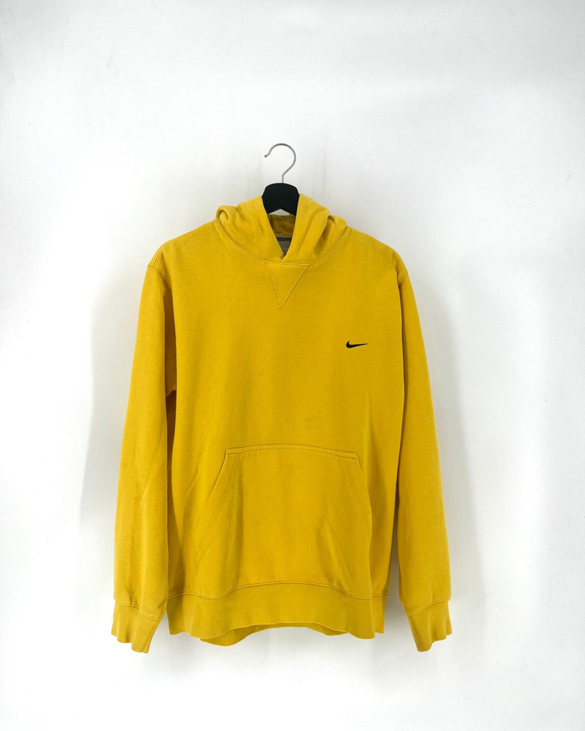 Hoodie Nike Jaune Vintage - Taille M - LaFrip'aMax - M