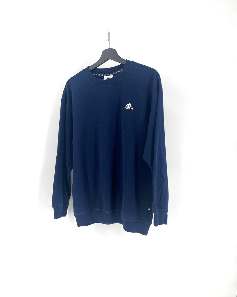 Sweat Adidas Bleu Foncé Vintage - Taille L - LaFrip'aMax - L