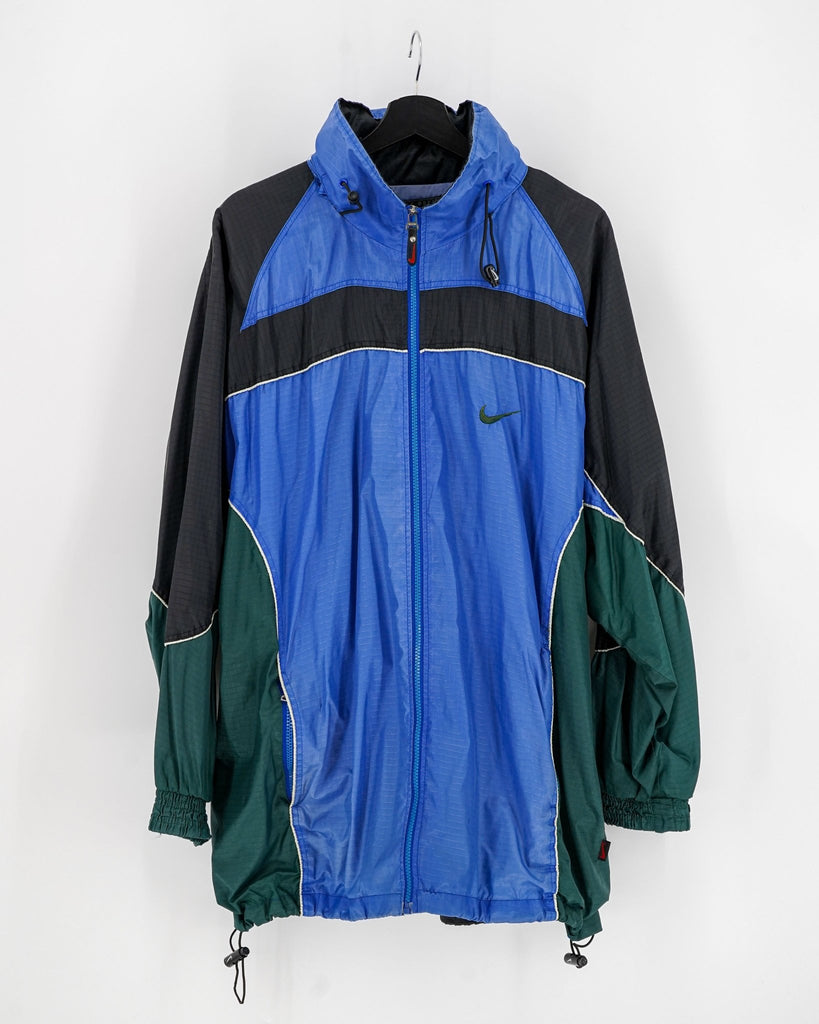 Veste Nike bleu/verte Vintage - Taille XXL - LaFrip'aMax - XXL