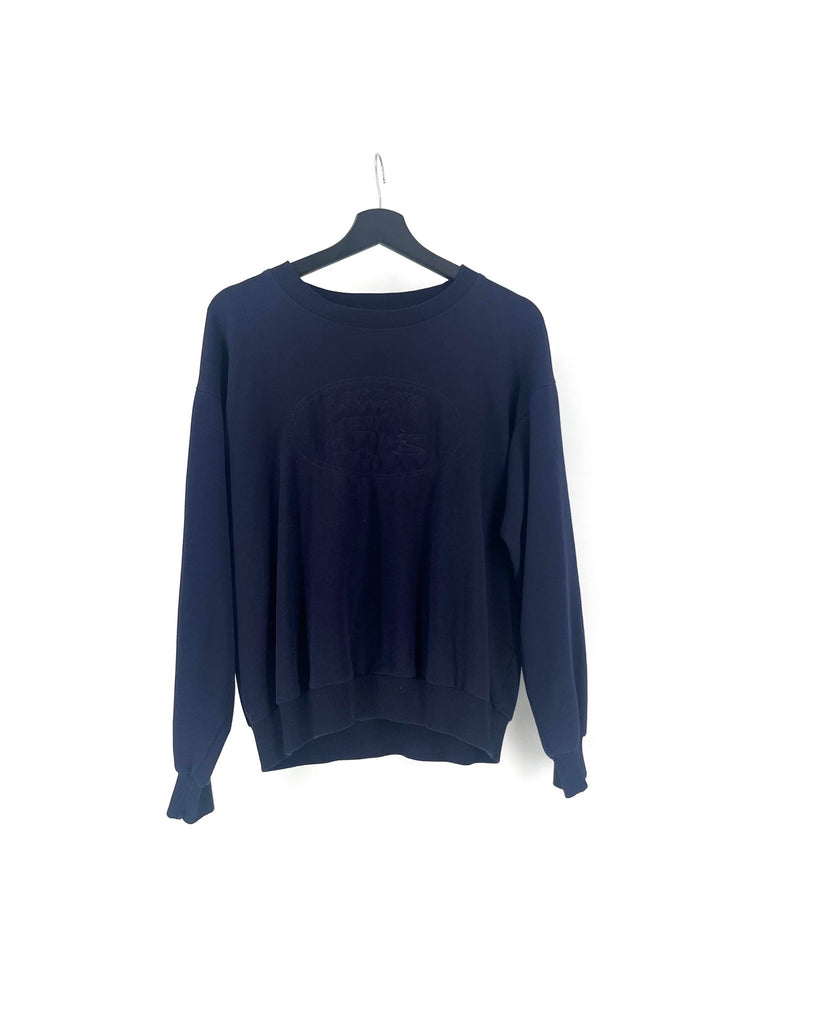 Sweatshirt Vintage Lacoste Bleu foncé - Taille L - LaFrip'aMax - L