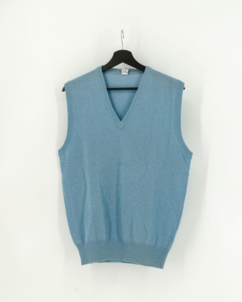 Gilet Vintage Bleu Ciel - Taille S - LaFrip'aMax - S