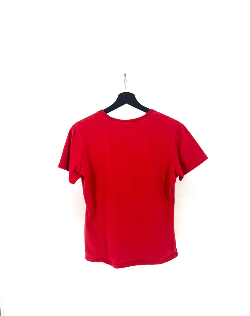 T-Shirt Nike Rouge Vintage - Taille M - LaFrip'aMax - M