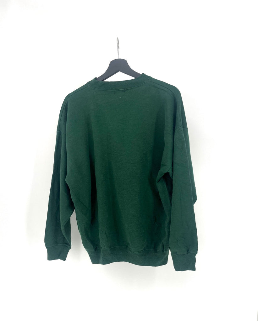 Sweater Vert Vintage - Taille M - LaFrip'aMax - M