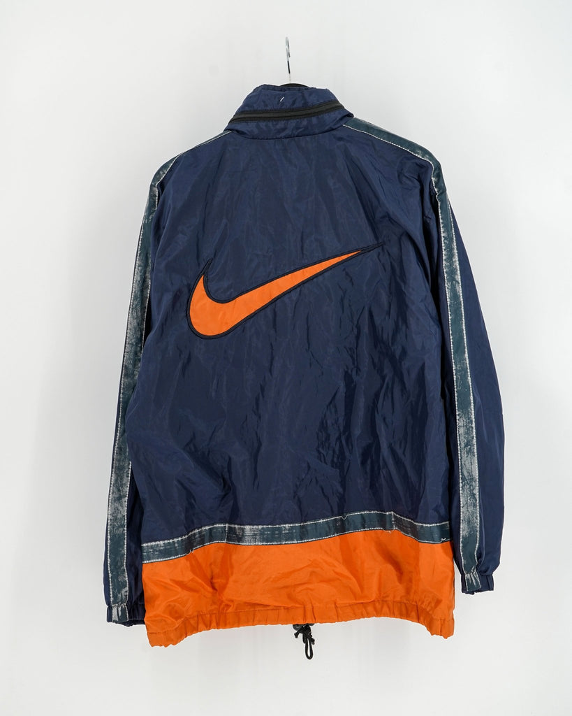 Veste Nike Bleu Orange Vintage - Taille L - LaFrip'aMax - Large