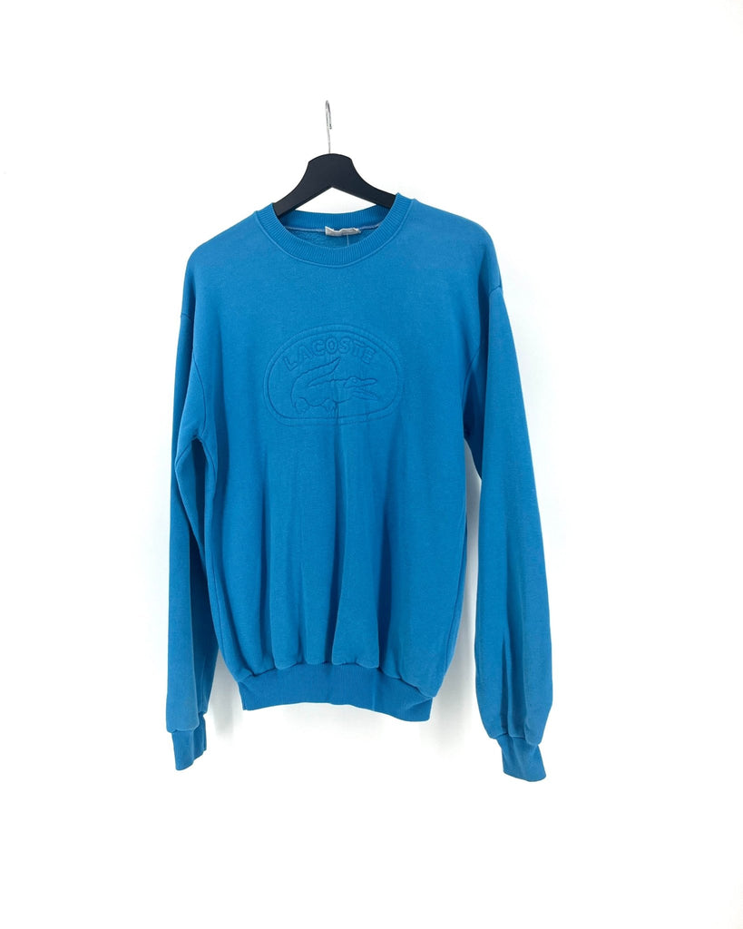 Sweatshirt Vintage Lacoste Bleu - Taille L - LaFrip'aMax - L