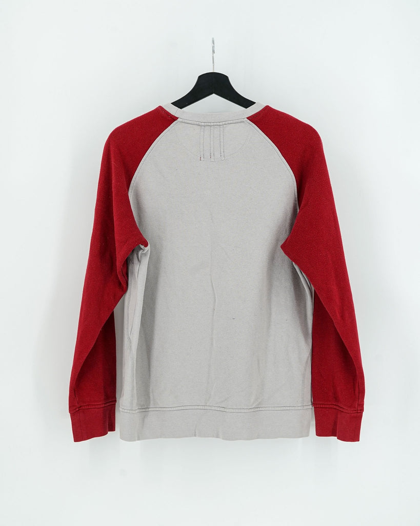 Sweat Vintage Adidas Blanc et Rouge - Taille S - LaFrip'aMax - S