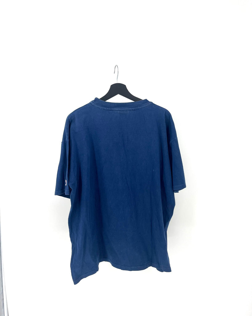 T-shirt Bleu Vintage - Taille XL - LaFrip'aMax - XL