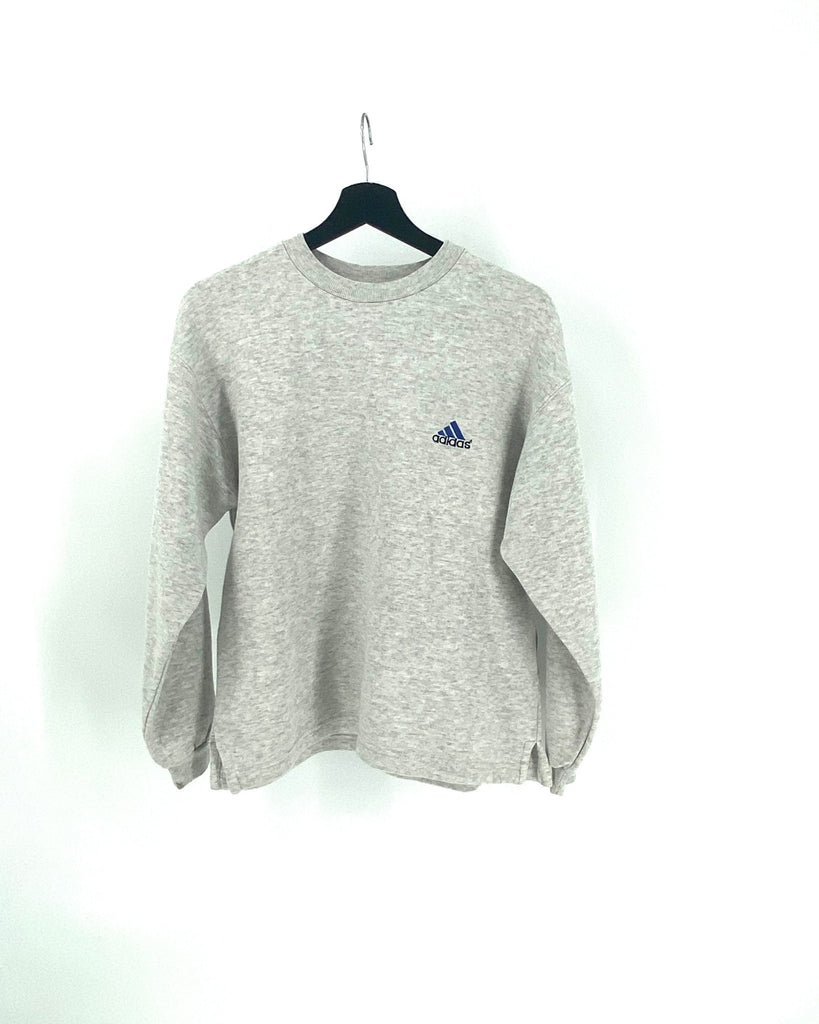 Sweat Vintage Adidas Gris - Taille M - LaFrip'aMax - M