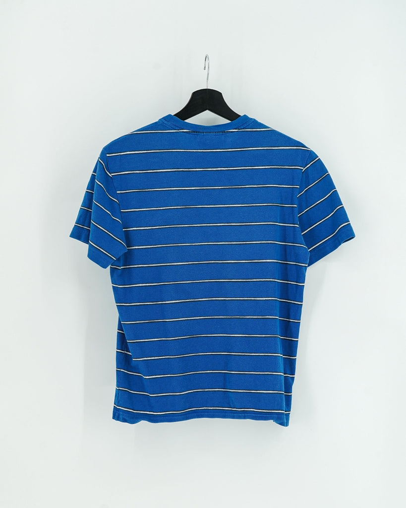 T-Shirt Lacoste Bleu et Blanc - Taille S - LaFrip'aMax - S